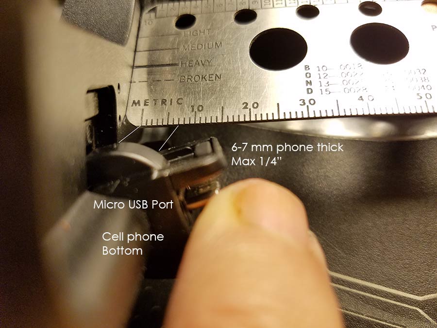 Gear VR top measurements