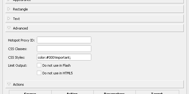 type the CSS code into the 'CSS Styles' section in the 'Advanced' properties for the text field here - as you would in a normal style sheet