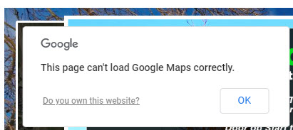 Google Map Can't load